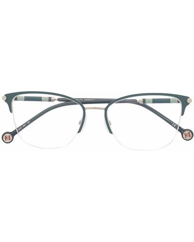 Carolina Herrera スクエア眼鏡フレーム - ブラック
