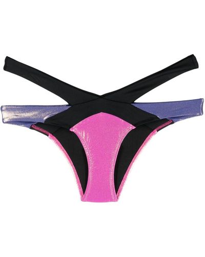 Agent Provocateur Bas de bikini Mazzy à coupe stretch - Bleu