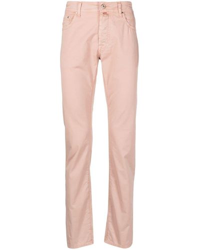 Jacob Cohen Bard Slim-fit Trousers - Pink