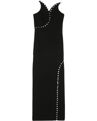 AVAVAV Decorative-button Maxi Dress - Black