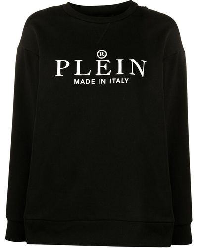 Philipp Plein Sweat à logo imprimé - Noir