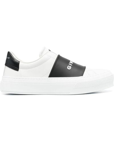 Givenchy Zapatillas bajas con logo estampado - Blanco