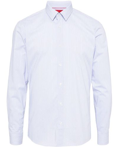 HUGO Striped long-sleeve shirt - Weiß