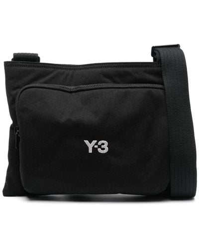 Y-3 Logo Crossbody Bag - Black