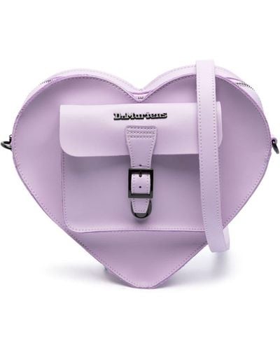 Dr. Martens Heart Leather Backpack - Purple