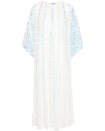 Baruni Jasmine Sequinned Maxi Dress - White