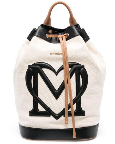 Love Moschino ドローストリング バックパック - ブラック