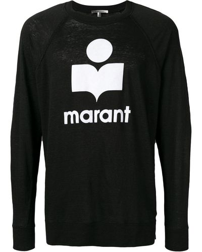 Isabel Marant Logo Print Sweater - Black
