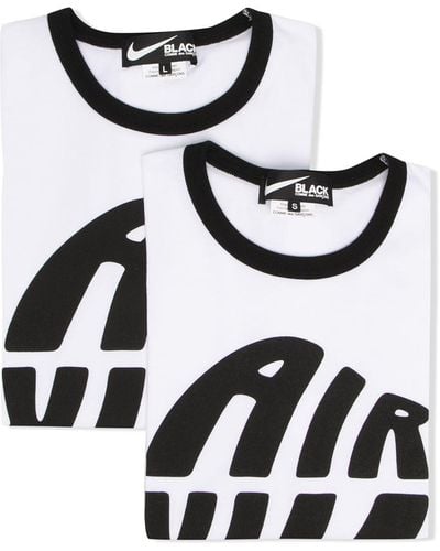 COMME DES GARÇON BLACK T-shirt Met Logoprint - Wit