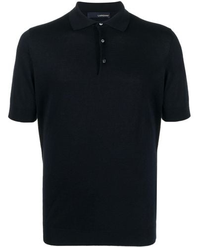 Lardini ショートスリーブ ポロシャツ - ブラック