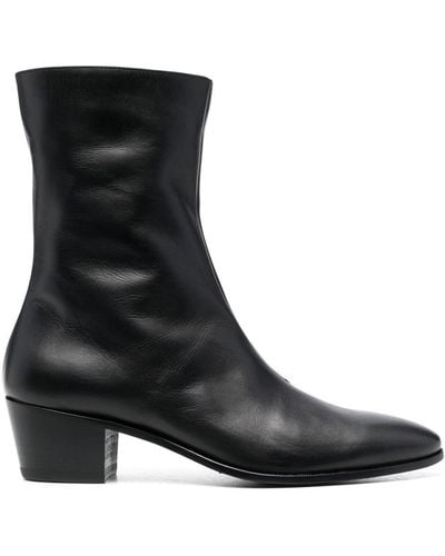 Rhude Pointed Ankle Boots - Black