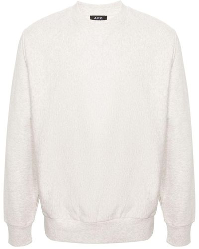 A.P.C. Michael Cotton Sweatshirt - White