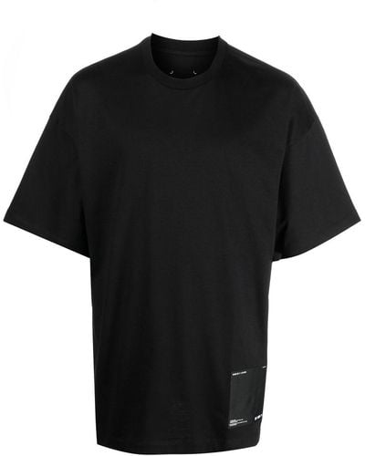 OAMC T-shirt en coton à imprimé graphique - Noir