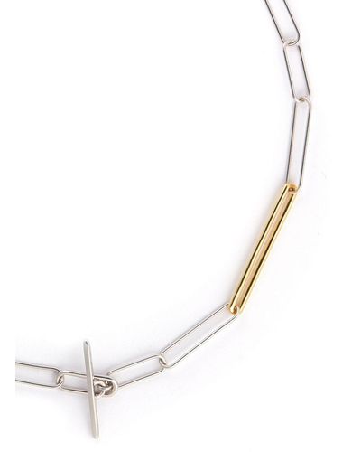 Otiumberg Paperclip Chain Necklace - Metallic