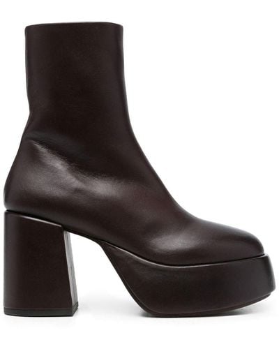 Marsèll Platform Leather Boots - Black
