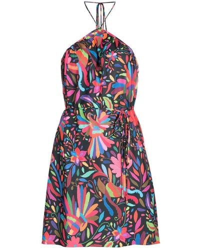 Olympiah Mini-jurk Met Print - Rood
