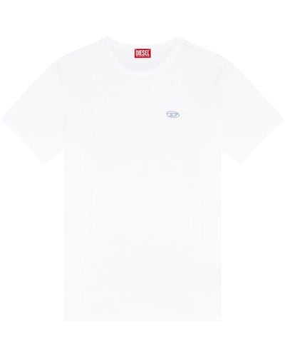 DIESEL T-boxt-k18 Organic Cotton T-shirt - White