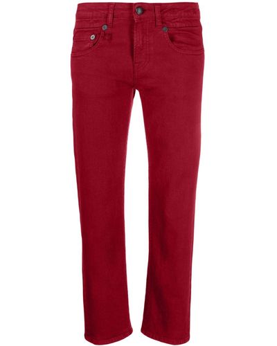 Red Capri and cropped jeans for Women | Lyst Canada