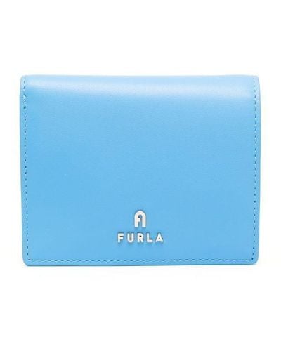 Furla Logo-plaque Folding Wallet - Blue