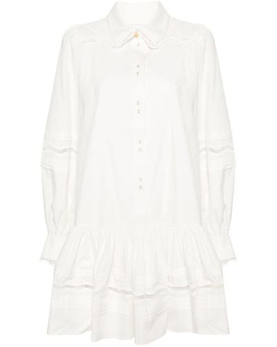 Aje. Robe-chemise Reva - Blanc