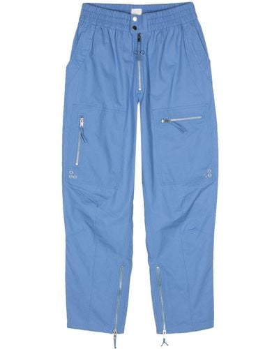 Isabel Marant Neil straight-leg cargo pants - Blau