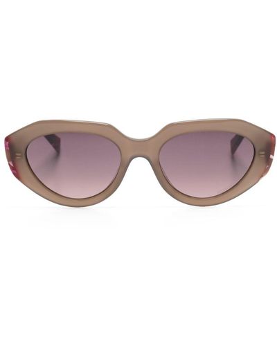 Missoni Cat-eye Frame Gradient-lenses Sunglasses - Brown