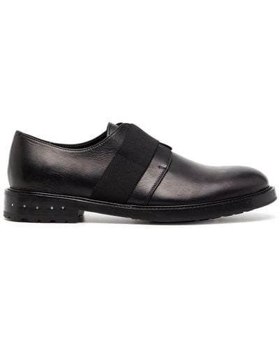 Nicolas Andreas Taralis 30mm Slip-on Leather Derby Shoes - Black