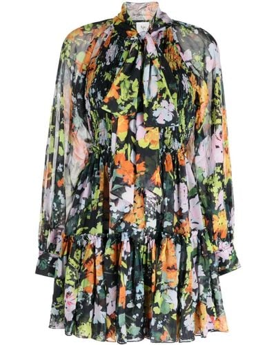 Aje. Marlowe Floral-print Minidress - Multicolour