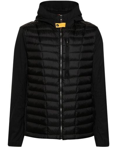 Parajumpers Quilted Hooded Jacket - Black