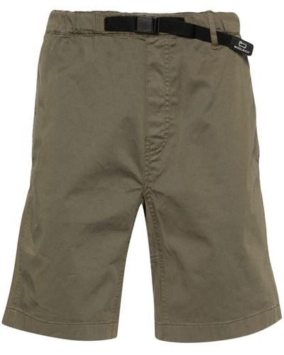 Woolrich Shorts mit elastischem Bund - Grün