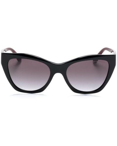Emporio Armani Sonnenbrille mit Cat-Eye-Gestell - Schwarz