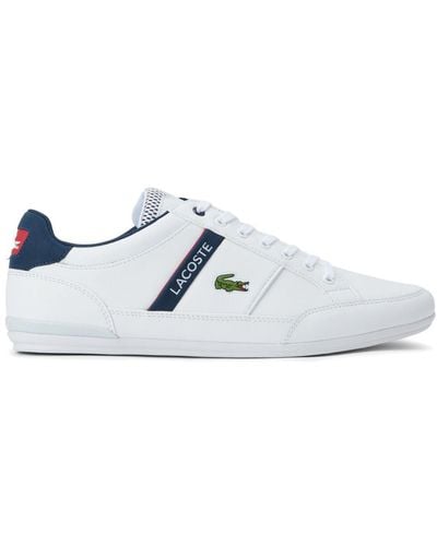 Lacoste Chaymon Logo-embroidered Trainers - White