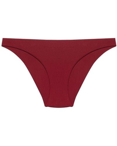 Fisico Logo-patch Bikini Bottoms - Red