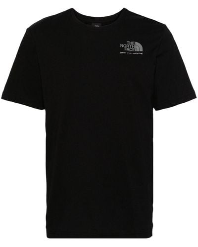 The North Face Logo-print Cotton T-shirt - Black