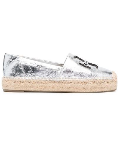 Tory Burch Ines Platform Espadrilles - Grijs