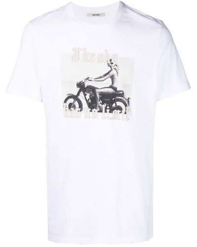 Zadig & Voltaire Ted プリント Tシャツ - ホワイト