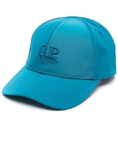 C.P. Company Honkbalpet Met Geborduurd Logo - Blauw