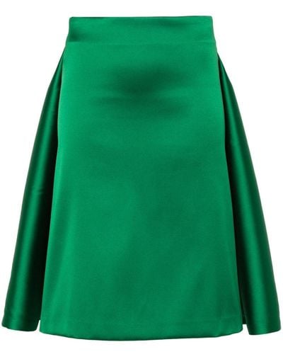P.A.R.O.S.H. Layered Detail Midi Skirt - Green