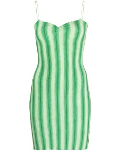 GIMAGUAS Simi Stripe Minidress - Green