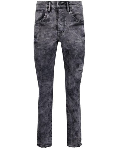 Purple Brand Jeans skinny con effetto vissuto - Blu