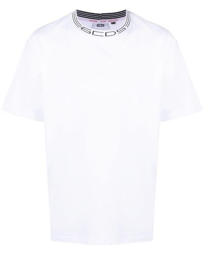 Gcds T-shirt Met Logoprint - Wit