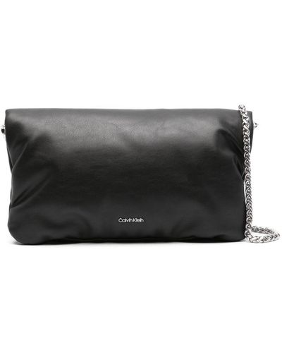 Calvin Klein Logo-plaque Bi-fold Crossbody Bag - Black