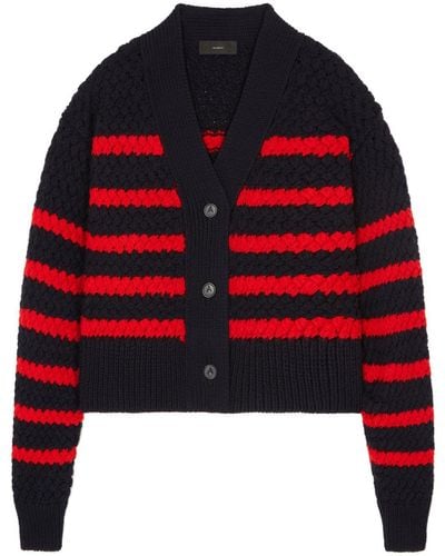 Alanui The Mariner Cropped Cardigan - Red