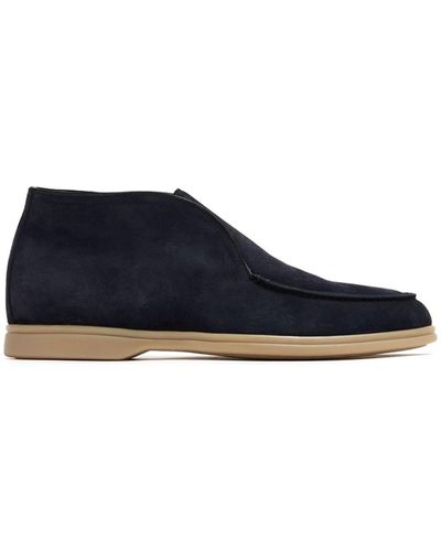 Harry's Of London Suede Ankle Boots - Blue