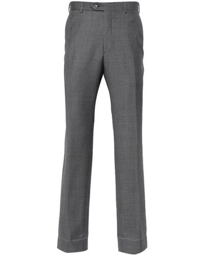 Brioni Tigullio Wool Trousers - Grey