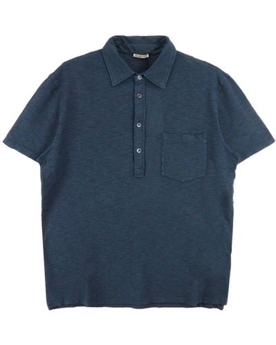 Barena Spilo Gemo Cotton Polo Shirt - Blue
