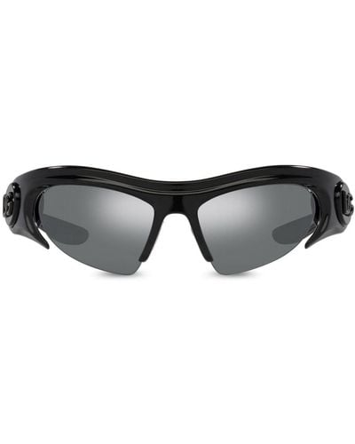 Dolce & Gabbana Dg Toy Half-rim Sunglasses - Black