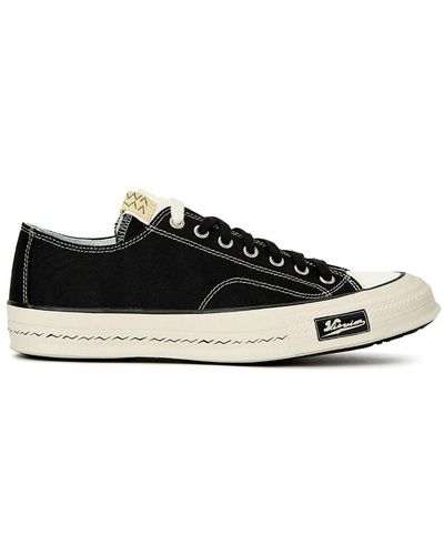 Visvim Skagway Canvas Sneakers - Black