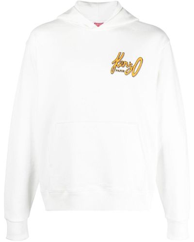 KENZO Hoodie Archive à logo - Blanc