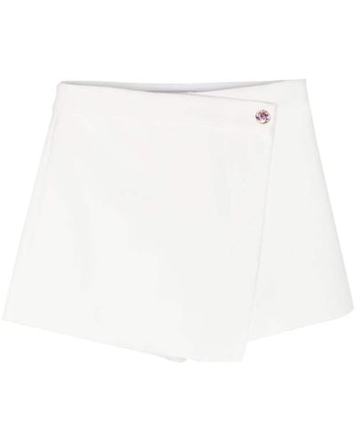 MSGM Shorts con abbottonatura - Bianco